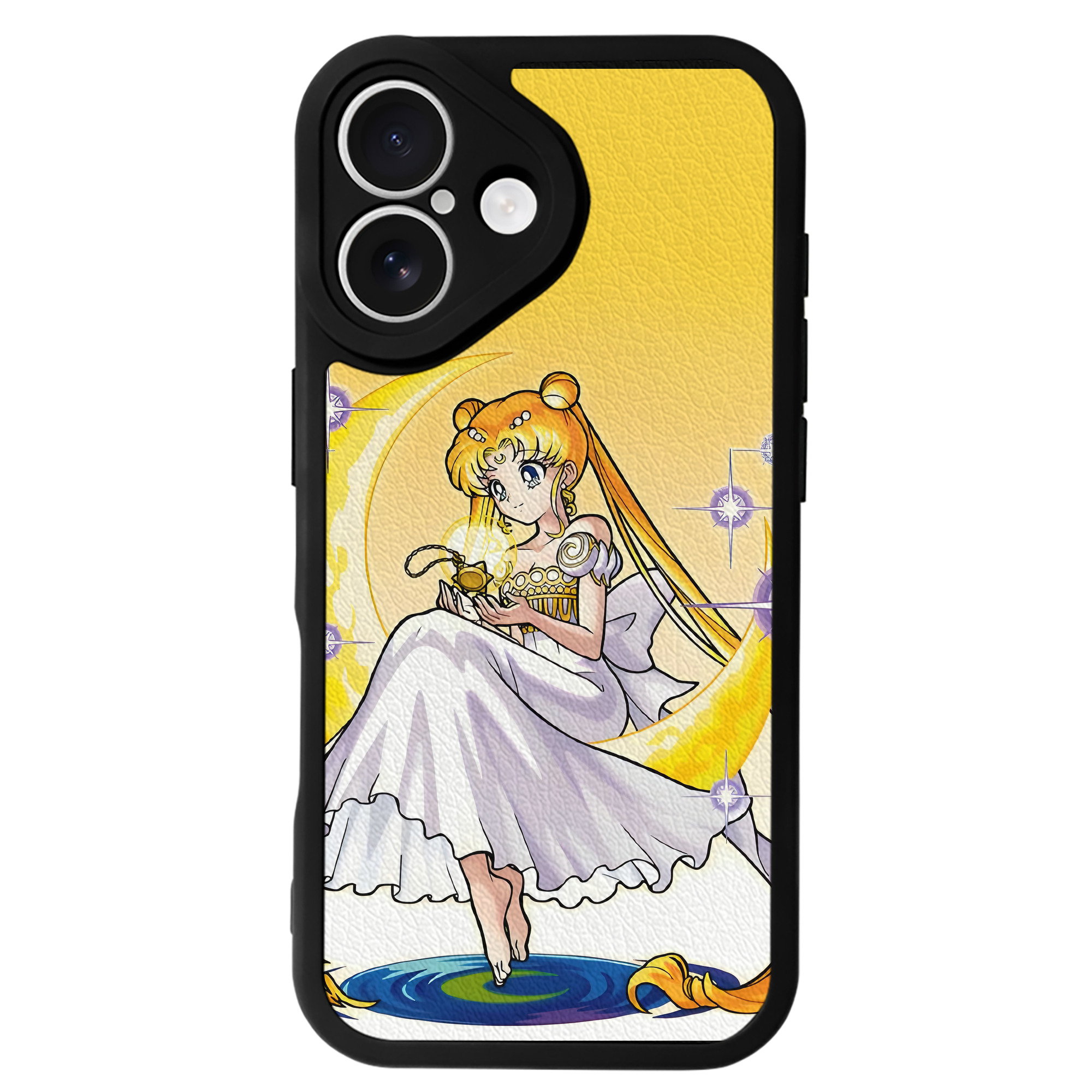 （画像用） 美少女戦士セーラームーン Sailor Moon 【iPhone 16シリーズ対応】シリコンスマホケース（レザー調） 材質：シリコン